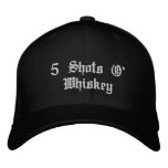 5 Shots O' Whiskey embroidered hats