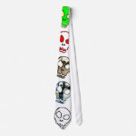 5 SKULL TIE (5 different designs)