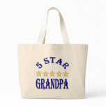 5 Star Grandpa Canvas Bags