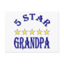 5 Star Grandpa Post Cards