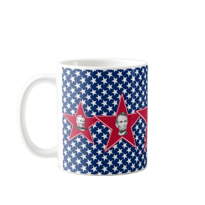 5 Star Presidents Design with Stars Background Coffee Mugs by parrow1978