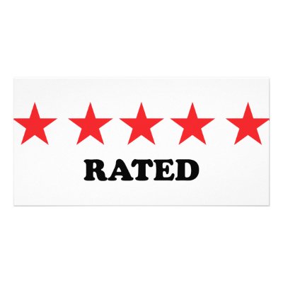 5 star rated egoist personalized photo card by Topmotives