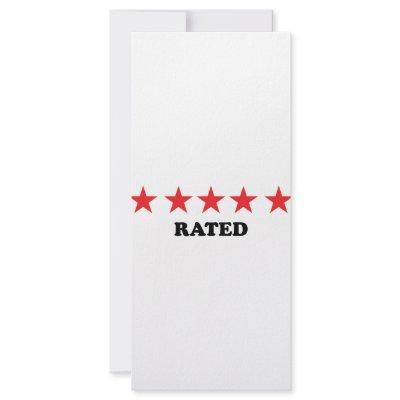 5 star rated egoist custom rack cards by Topmotives
