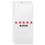 5 star rated egoist rack cards