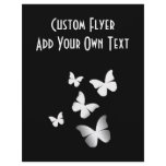 5 White Butterflies flyers