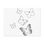 5 White Butterflies