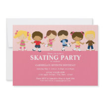 5 x 7 Boy/Girl Skating | Birthday Party Invite