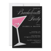 5 x 7 Ring In Cosmo | Bachelorette Party Invite