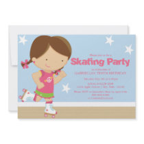 5 x 7 Skating Party | Birthday Party Invite