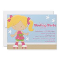5 x 7 Skating Party | Birthday Party Invite