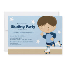 5 x 7 Skating Party | Birthday Party Invite