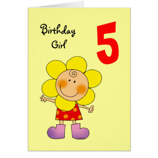 5 Year Old Birthday Cards, 5 Year Old Birthday Greeting Cards, 5 Year ...