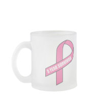 5 Year Survivor (Breast Cancer Pink Ribbon) Coffee Mug