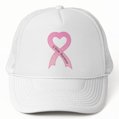 5 Year Survivor Pink Ribbon Hat by pinkribbonshirts