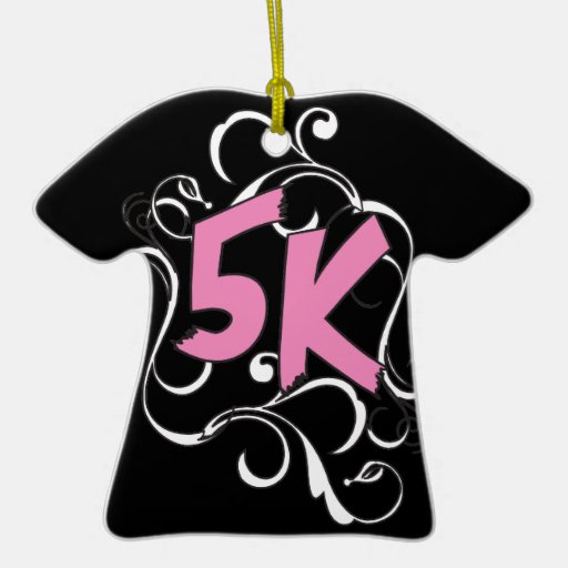 5k Runner or Walker Christmas Ornament