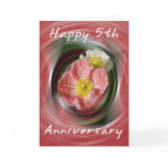 5th Anniversary Card