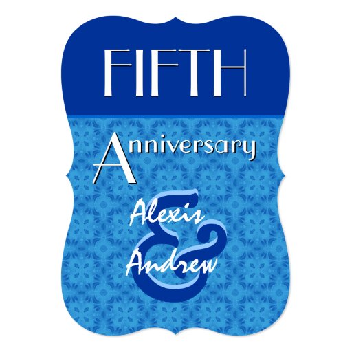 5 Year Anniversary Cards, Photo Card Templates, Invitations &amp; More