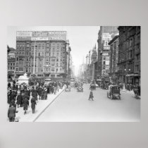 5th Avenue at 42nd Street: 1910 Posters