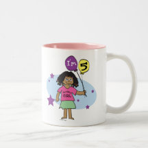 5th Birthday Girl Coffee Mug