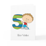 5th Birthday - Greetings card - Boy