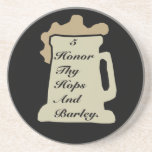 5th Commandment Of Beer Coaster