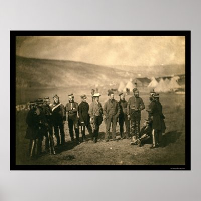 5th Dragoon Guards of the Crimean War 1855 Poster by lc_vintagephotos