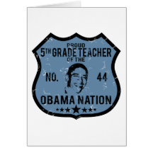 5th Grade Obama Nation Card