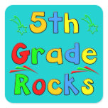 5th Grade Rocks Sticker