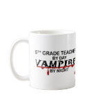 5th Grade Vampire by Night mugs
