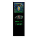 5th green berets special forces group bookmarker business card