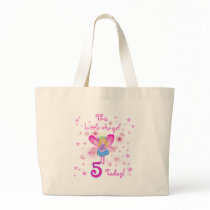 5th Little Angel Birthday Tshirts and Gifts Canvas Bags
