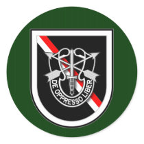 5th SFG-A 5 OIF Round Stickers