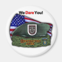 5th special forces green berets vets magnet