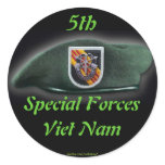 5th Special forces Green Berets vietnam Sticker