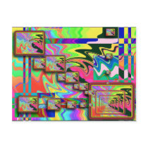 5x5 POP ART postcard