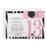 5x7 13th Birthday Party Invite