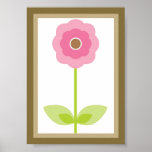 5X7 Berry Garden Flower Wall Art Print