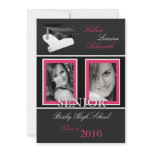 5x7 Cap & Diploma Photo Graduation Invitation
