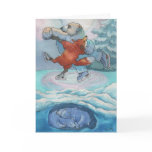 5x7 Card-Bear Fox-While You Lay Sleeping