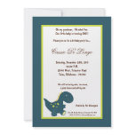 5x7 Dinosaur Birthday Party Invite invitations
