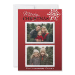 5x7 Double-sided Holiday Photo Card Custom Invitations