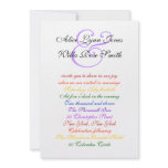 5x7 Gay Wedding Rainbow LGBT Pride Basic Paper Custom Announcements