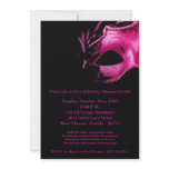 5x7 Halloween Masquerade Ball Mask Invitation