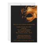 5x7 Halloween Masquerade Ball Mask Invitation
