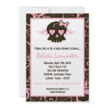 5x7 Invite - Punk Skull Roc Baby Shower Invitation