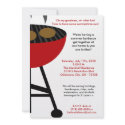 5x7 Kingof Grill Master Summer Barbecue Invitation
