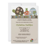 5x7 Laguna Beach Turtle Baby Shower Invitation