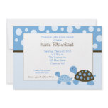 5x7 Mod TurtlesModern Dot Baby Shower Custom Invites