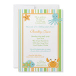 5x7 Ocean Sea Life Octopus Birthday Invitation
