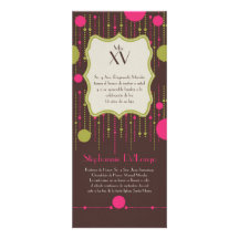 5x7 Polka Dot Quinceanera Birthday Invitation